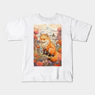 Beautiful Fox Kids T-Shirt